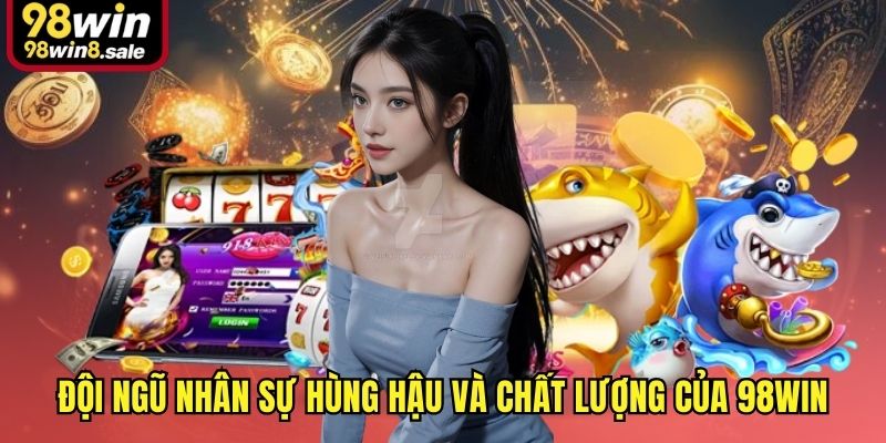 Đội ngũ nhân sự hùng hậu và chất lượng của 98win